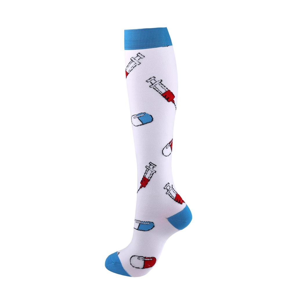 58Styles Men Women Compression Socks Fit Outdoor Sports Compression Socks For Anti Fatigue Pain Relief Knee Varicose Veins Socks