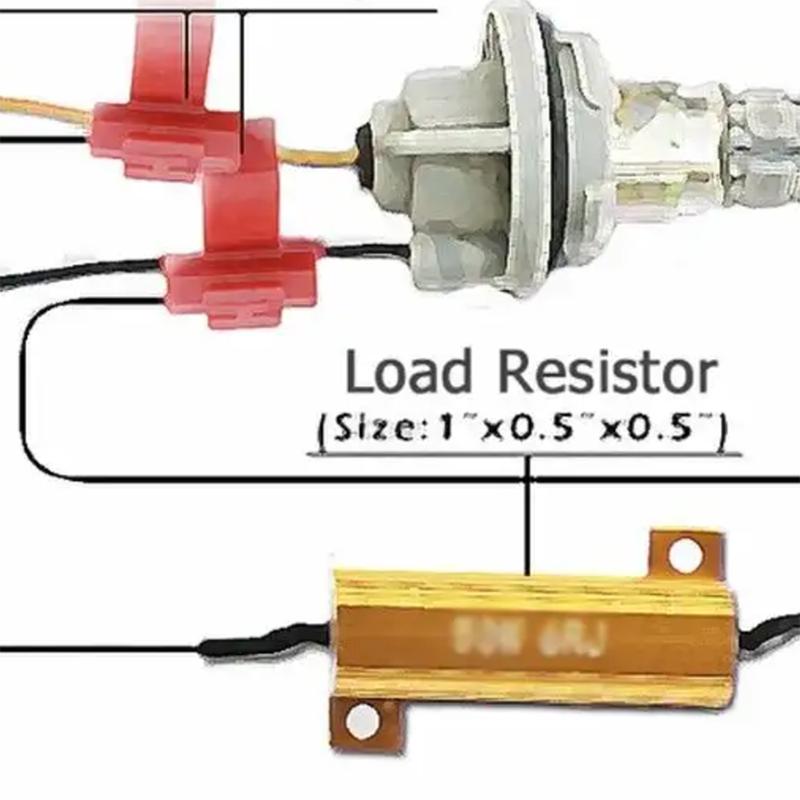 2 PCs 25 W. Load resistor for LED lamps, false resistors for LED lamps, CANbus, stop light, Flicker