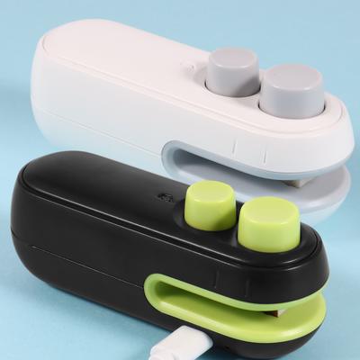 Mini Bag Sealer Chips Bag Sealer s řezačkou a magnetem Ruční Heat Sealer Přenosný mini uzavírací stroj Usb dobíjecí taška