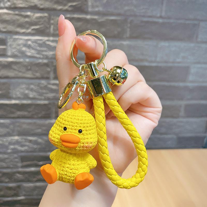 Cartoon Resin Creative Animal Keychain Cute And Trendy Accessory Bag