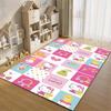 Cute Hello Kitty Cartoon Print Rug, Non-slip and Stain-resistant, Perfect for Bedroom and Living Room Home Decor.