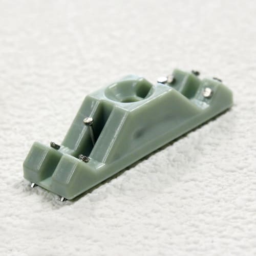 Waki Sangyo Pirashell Pin Fixing Brackets, Pirashell-Specific Brackets for Shelf Columns and Plasterboard Mounting, 10-Pack, White, WPS50