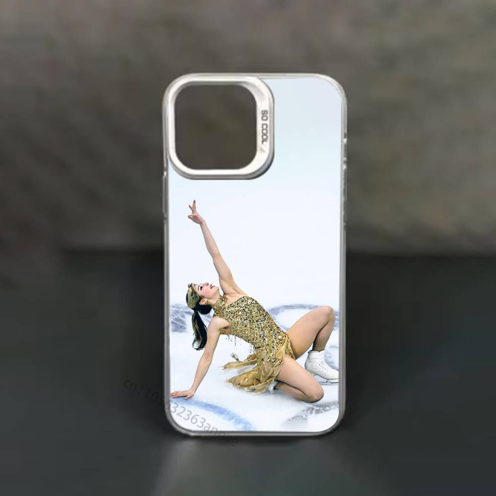 A-Alysa Liu Gold 2026 Skating phone Case for iPhone 17 11 12 Pro Max Plus Mini Air SE  16e 14 15 16 13 Soft Shell