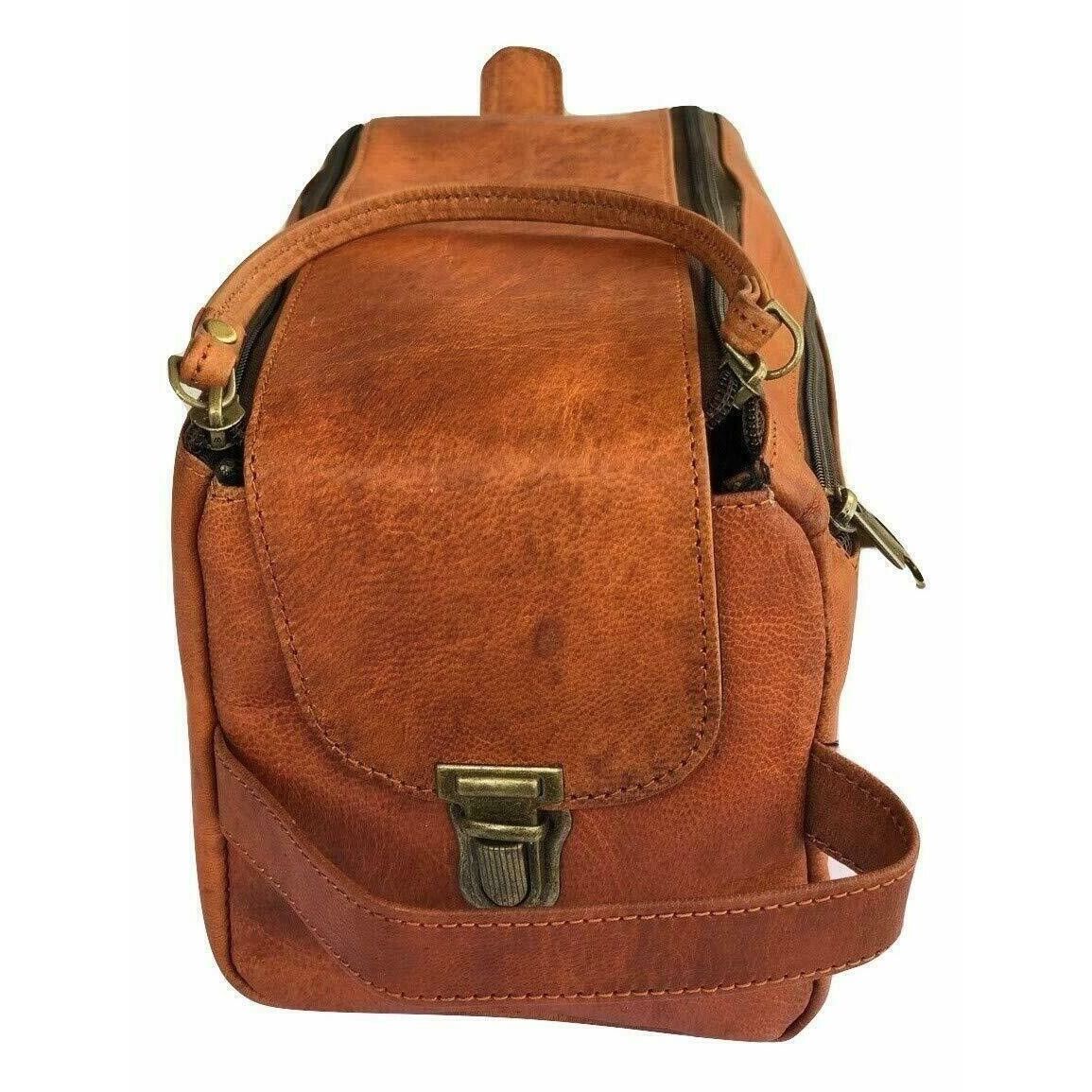 Kit DOPP Pour Hommes Sac De Toilette De Voyage En Cuir PU