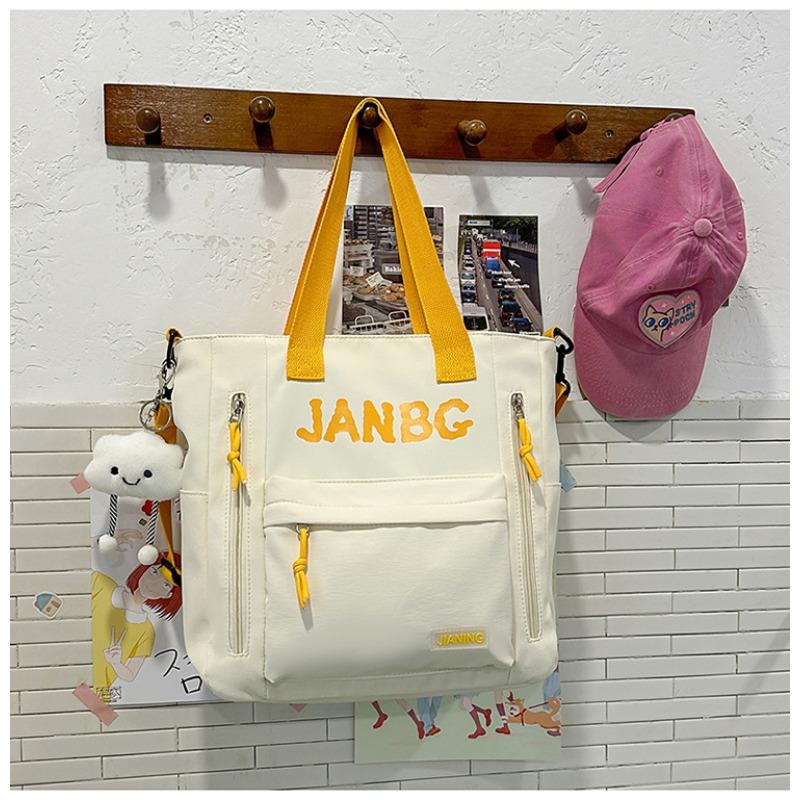 School Bag New High-value College Style Simple Letter Make-up Bag Light Travel Large-capacity Backpack