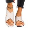 Fashion 2025 New Ladies Shoes Basic Open Toe Women's Sandals Fashion Casual Plus Size Summer Light Soft Bottom Best Seller Flat Sandals