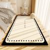 Simple Cream Style Faux Cashmere Living Room Fluffy Rugs Home Decor Bedroom Cloakroom Bedside Non-Slip Rugs