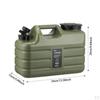 Camping Water Container with Faucet Outdoor Jug Portable Carrier Food Grade PE Material Easy