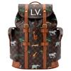 LOUIS VUITTON The Darjeling Limited Collaboration CHRISTOPHER Damier Heritage Coated Canvas Backpack Medium Men's Brown N40864