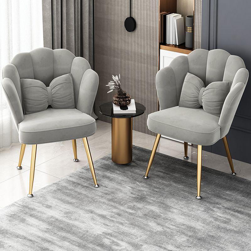 Nordic Petal Backrest Chair for Dining, Bedroom, or Vanity
