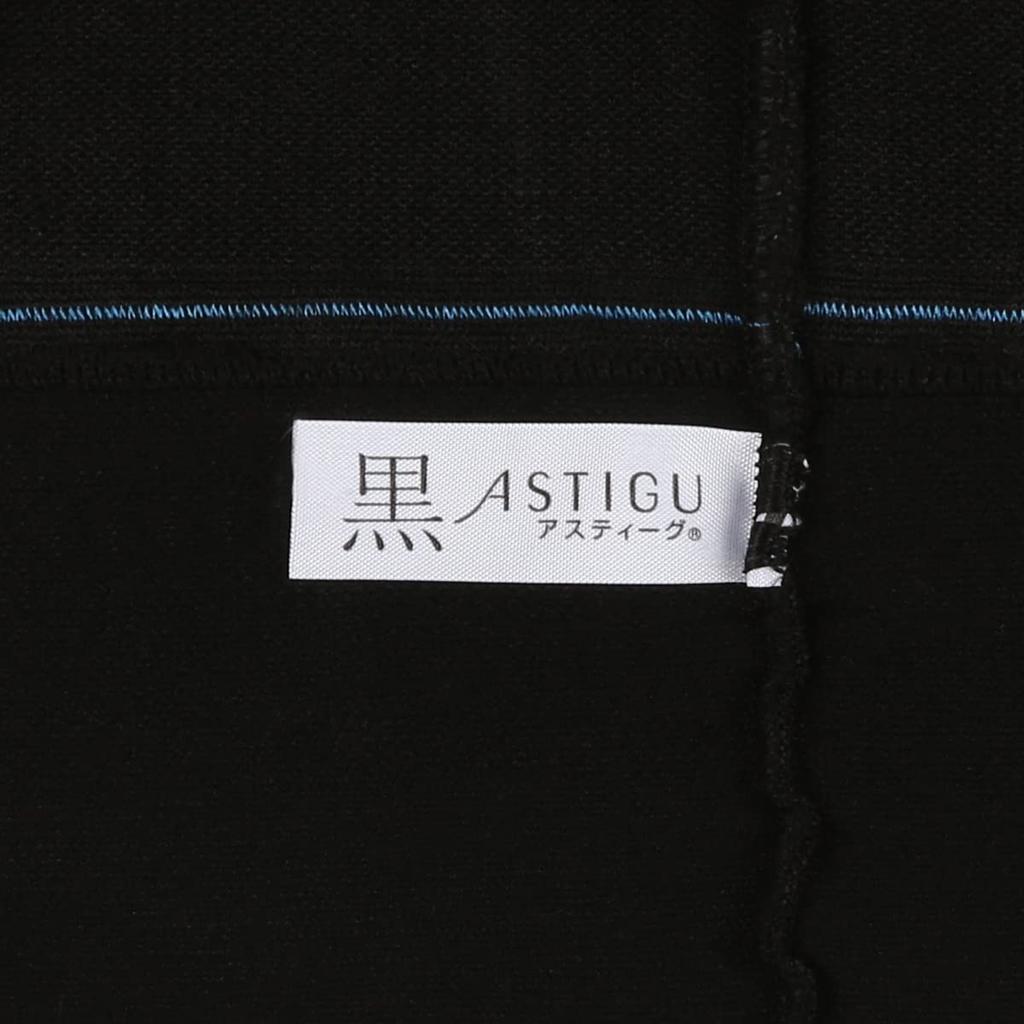 ASTIGU Stockings Cool Jet Black Stockings AP6003 Deep Black [Atsugi] [Black] <3-pair Set> Women's M-L