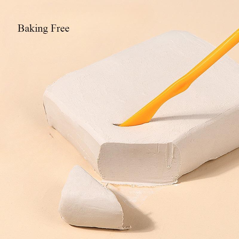 Ceramics Clay Sculpture Soft Pottery Clay DIY Manual Sculpture Clay Baking Free Ceramic Tool Pigments Education Specific Mud