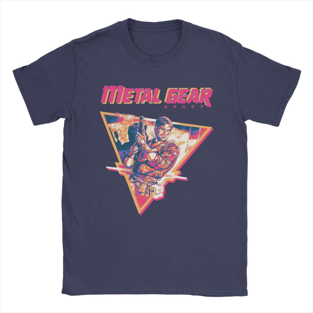 Metal Gear Operation Intruder Option TShirt Summer TShirts Mens 100 Cotton ONeck Plus Size Tees Short Sleeves Vintage Tops