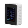 Multifunctional 6 in 1 CO2 Meter   Quality Monitor Temperature PM2.5 TVOC HCHO Detector USB Charging