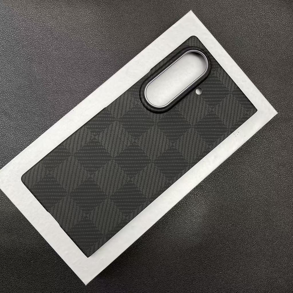 For Samsung Galaxy Z Fold8 Ultra Fold 8 Ultra Kevlar Case Dual Axial Protective Magnetic Carbon Fiber Anti-Drop Shockproof Cover