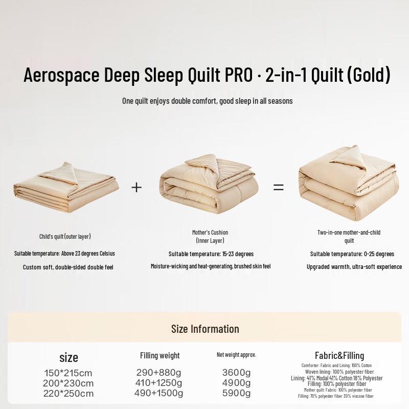 Luolai Pro Deep Sleep Mother-Child Quilt