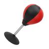 Desktop Punching Bag Stress Buster Indoor Boxing Equipment Table Punching Ball with Large Suction Cup Reddish Black
