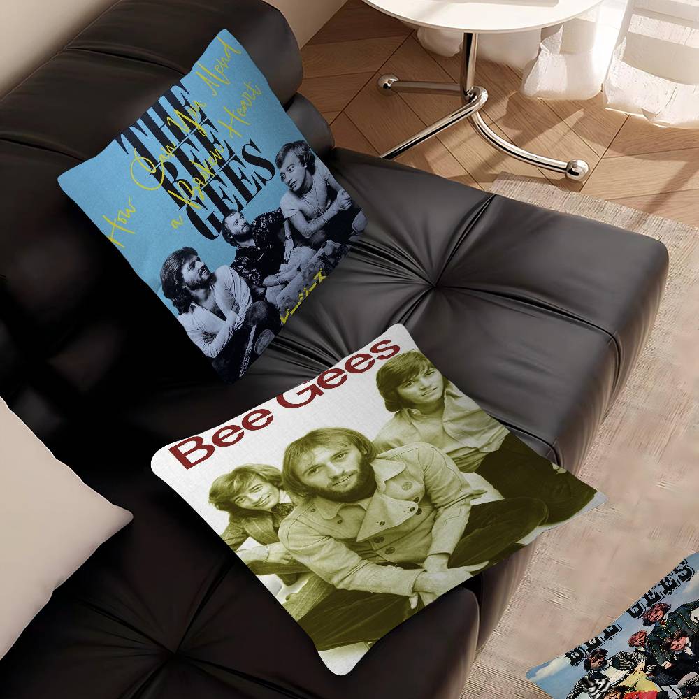 Cool Band B-bee G-gees 45*45cm Cushion Cover Pillow Cover Decor Pillowcase Home Pillowcase For Couch Pillow