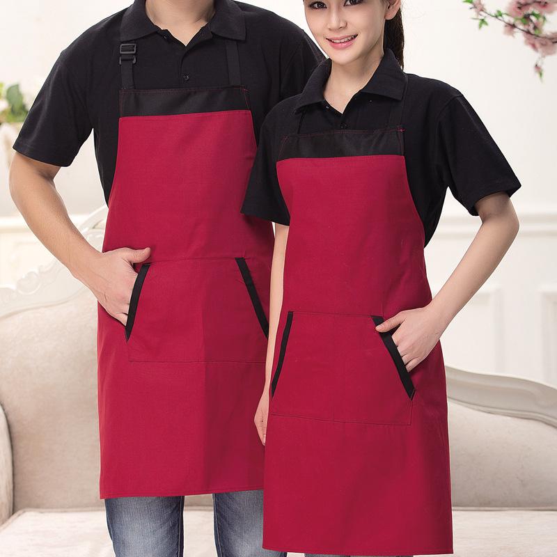 Stain-Resistant Neck-Hanging Waiter Apron for Chefs and Restaurant Staff