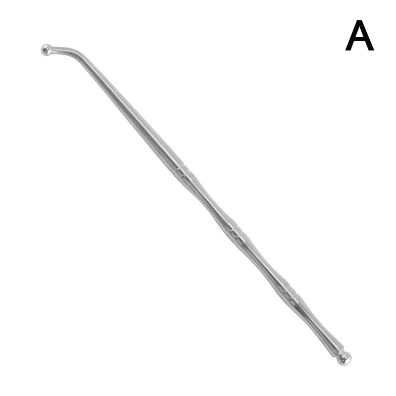 

Double Head Stainless Steel Manual Acupuncture Pen Trigger Point Massager Deep Tissue Massage Tool For Body Meridian Pain Relief A