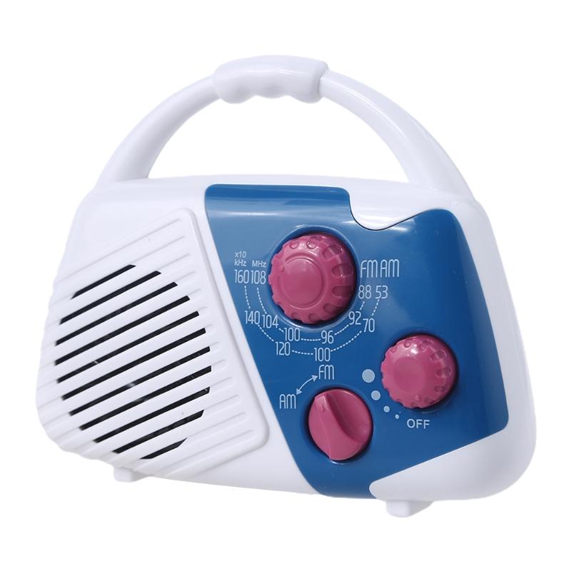 Portable Waterproof Adjustable Shower Radio FM AM Electronic Adjustable Volume Top Handle for Indoor Bathroom Home