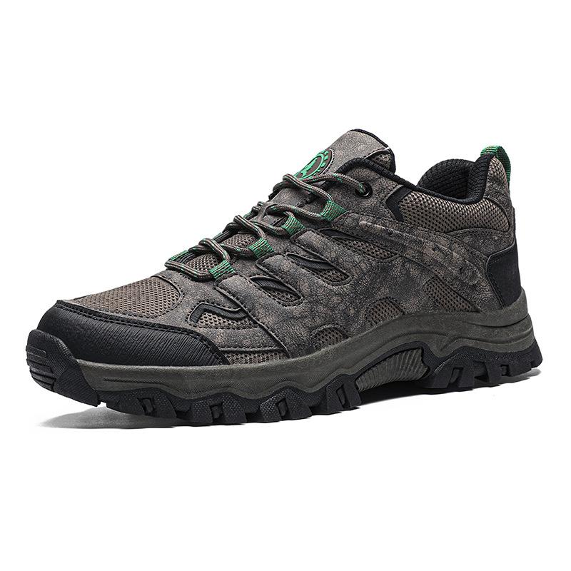 Non-slip and wear-resistant mountaineering shoes outdoor hiking off-road shoes light and comfortable casual shoes cushioning sports shoes