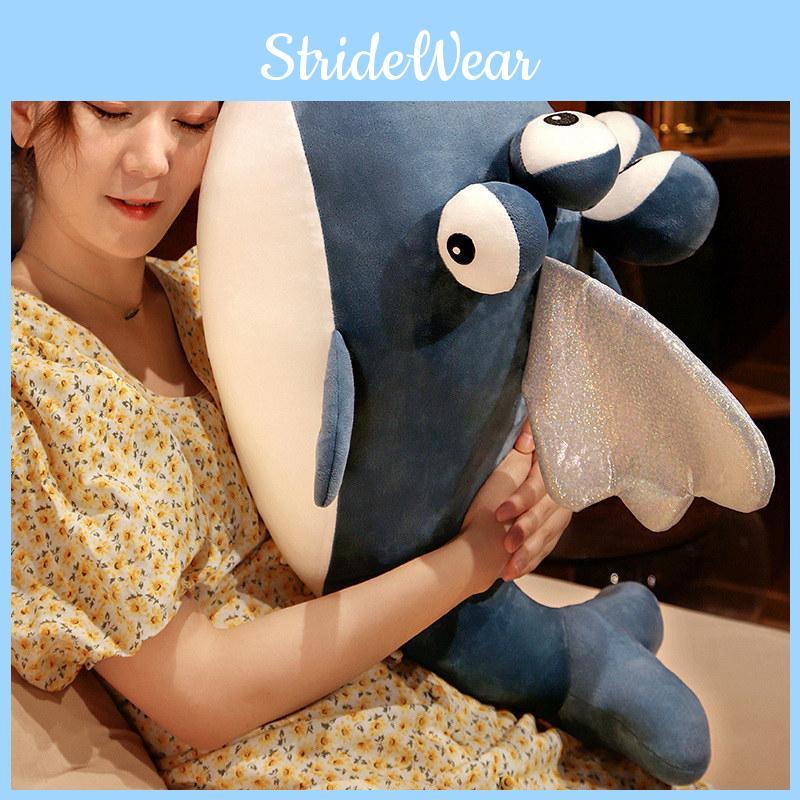 Six Spoof Eyes Flying Fish Plush Toy Cartoon Home Decoration Photo Doll Props