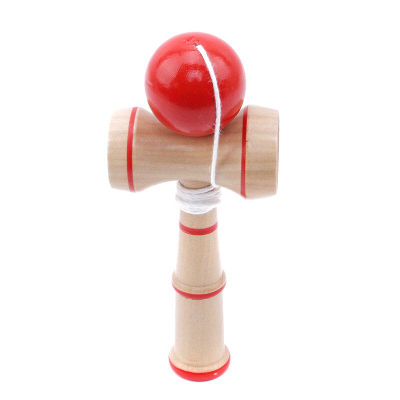 1pc Bamboo Ball Paint Kendama Matte Ball Kid Kendama Japanese Traditional Toy Wooden Ball Skillful Toy for Children