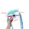 400ML Cute Camera Shape Water Cup  Kids Water Bottle With Straw Drinking Water Jug with Adjustable