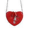Mode Liebe Herzform Umhängetaschen für Frauen Luxus Designer Handtaschen aus Leder Marke weibliche Kette Umhängetasche Handtasche