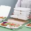 COFLYEE Biodegradable Disposable Hamburger & Takeaway Boxes
