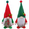 Cute Cherry Faceless Doll Creative Red And Green Hooded Dwarf Standing Old Man Doll Desktop Decoration