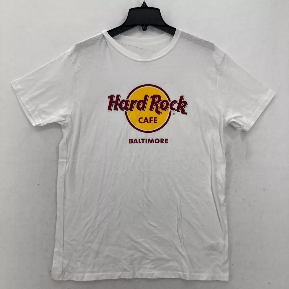

90s Hard Rock Cafe Gift For Fan All Size S to 5XL White Tshirt Unisex T-Shirt XXL