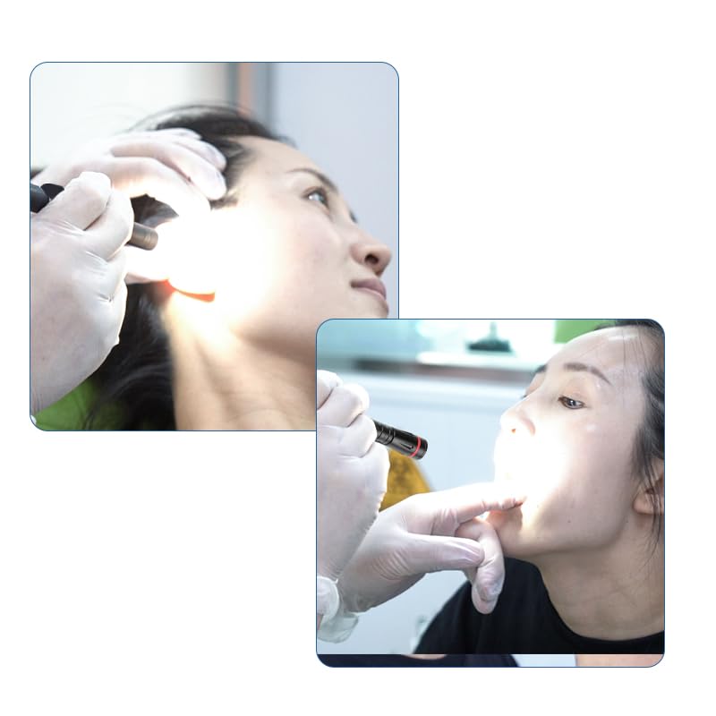 LED Maximum 200 Über 100m Reichweite Zoom 3 Beleuchtungsmodi Kompakt und für Outdoor-Aktivitäten wie Notfälle und Stromversorgung Benötigt AAA-Batterien Hohe Helligkeit