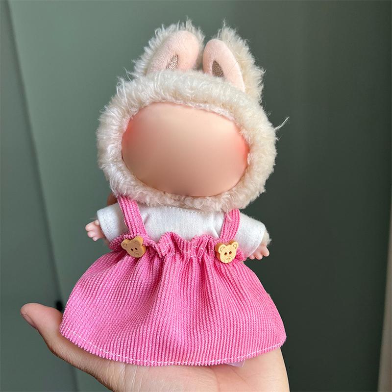 Plush Toy Clothes Set For 17Cm Plush Vinyl  Stylish Outfit Clothes Sports Leisure Suit  Outfit Accessories