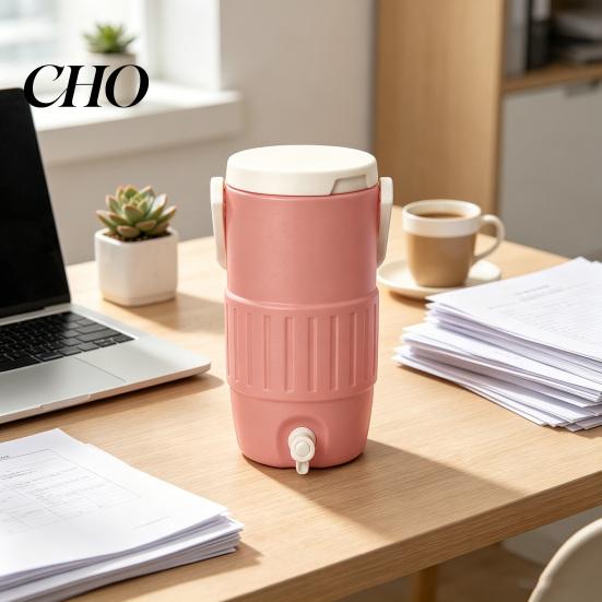 Portable Can Holder Insulated Drink Cup with Cool Riser Technology Large Capacity Easy Pour Water Bottle Cooler Spill-proof for Outdoor Camping Beach