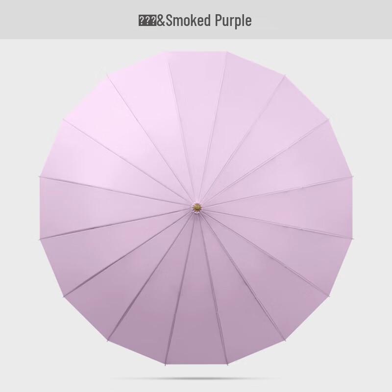 Maydu 16-Rib Reinforced Windproof Long Handle Umbrella