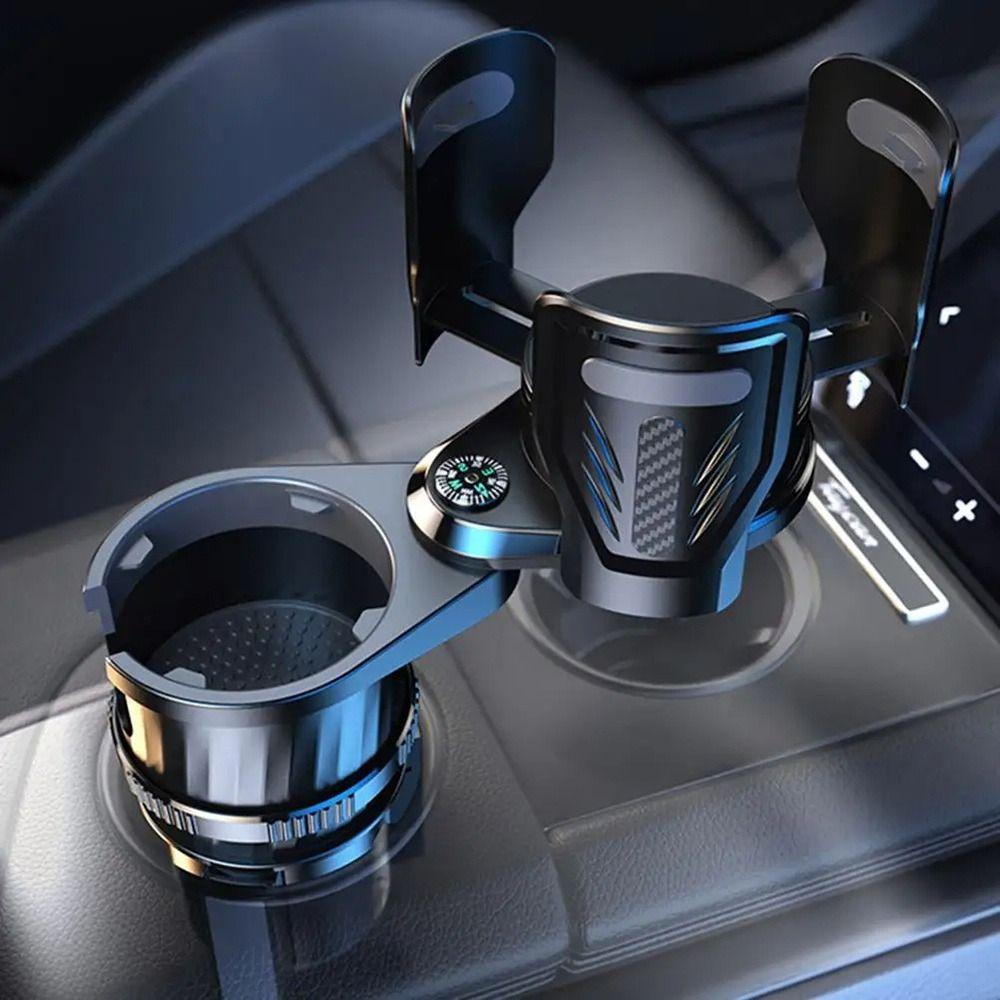 Non-Slip Car Cup Holder With Compass Auto Styling Supplies Vehicle Water Cups Bracket  Car Interior