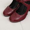 Scarpe Décolleté Donna Mature Punta Tonda Tacco Largo Alto Scarpe Eleganti Taglie Forti 46 50