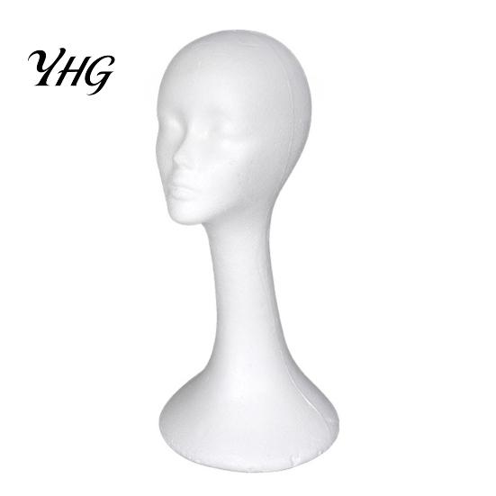 Mannequin Head for Hats Foam Head, Male Female Hat Display Stand, Lightweight Model Wig Storage Hair Styling Tool