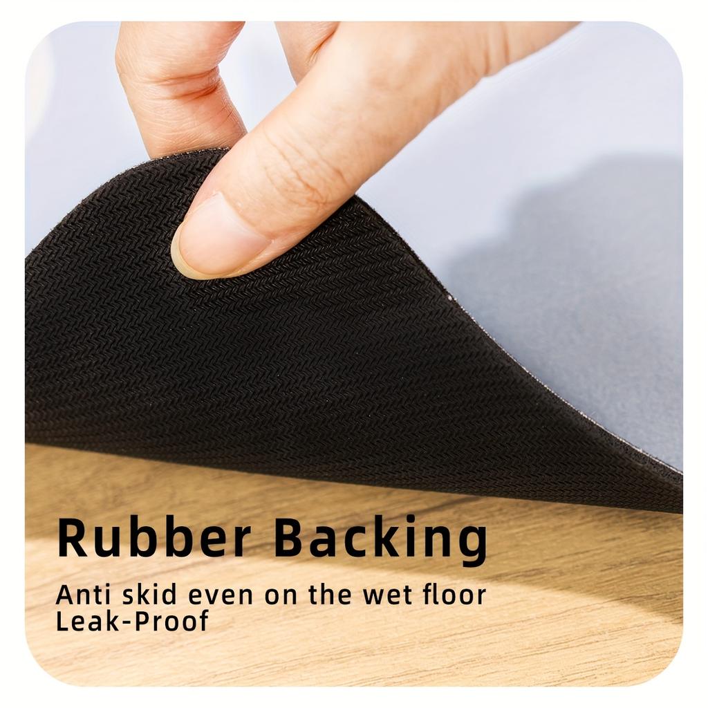 Non-Slip Pet Mat for Cats & Dogs - Quick-Dry, Water Absorbent, Floor Mat for Indoor Use, Pet Mat for Floor, Playful Pet Design, Durable Pet Mat