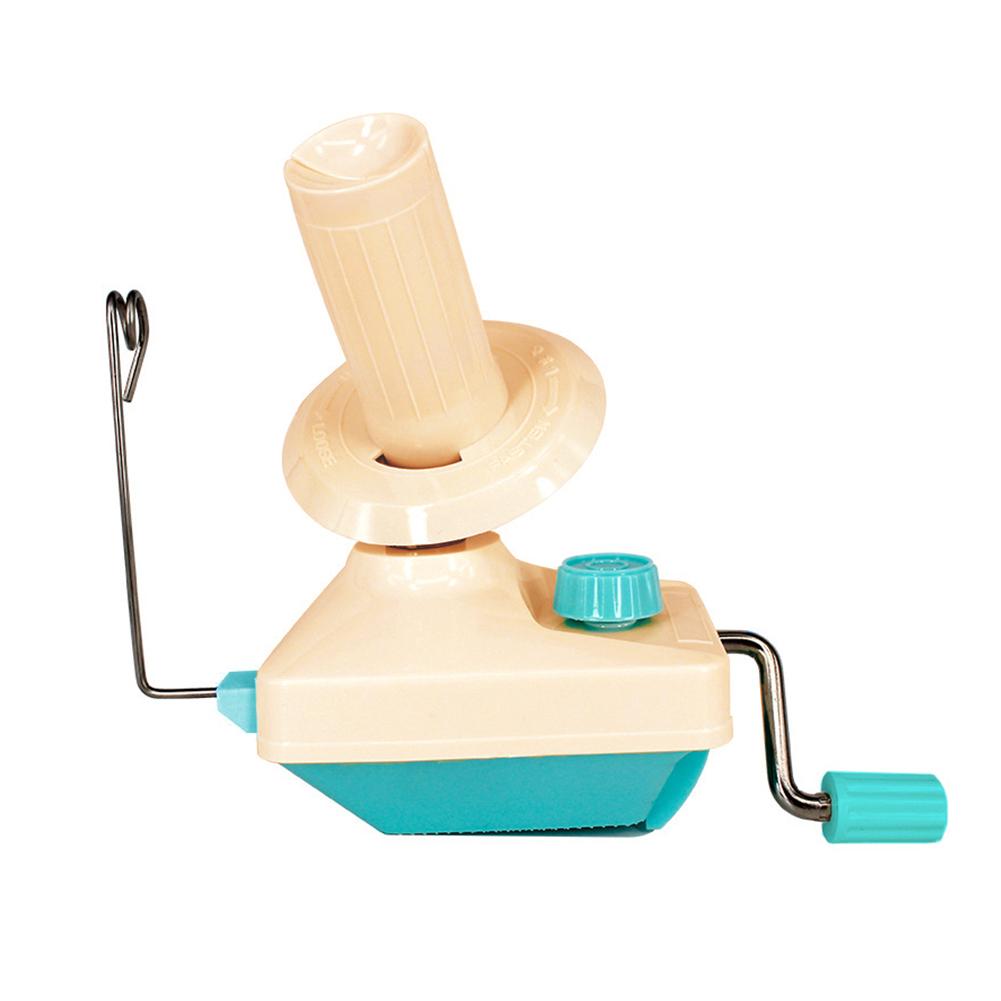 

Маленькая машина для намотки пряжи, практичный держатель для намотки шерсти, портативный, с ручным управлением, легкий, с низким уровнем шума для бытовых нужд синий