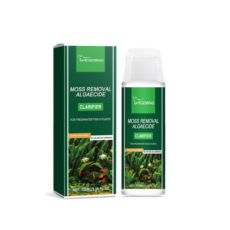 Yegbong Fish Tank Algae Remover Water Clarifier Remove Green Brown Hair Algae Moss Aquarium Water Purifier Fish Safe