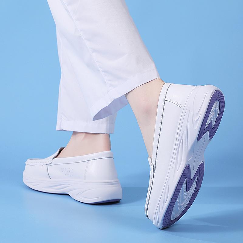 Women's Air Cushion Soft Sole Breathable Shoes - Comfortable & Versatile for Hospital Work