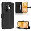 Plain Leather Flip Wallet Case For Vivo X200 FE 5G Magnetic Book Cover Holder Capa Coque Fundas Shell