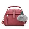 PU Leather Small Handbag For Women Girl Fashion Tassel Messenger Bags With Ball Female Shoulder Bags