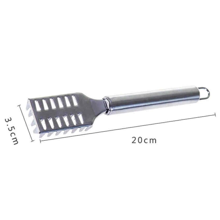 Rychlý čistič z nerezové oceli Škrabka na šupinky z ryb Ruční kartáč na odstranění vodního kamene Odstraňovač rybí kůže