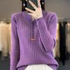 YYFS Women's Fashion Casual Solid Color Print Autumn Winter Long Sleeve O Neck Sweaters