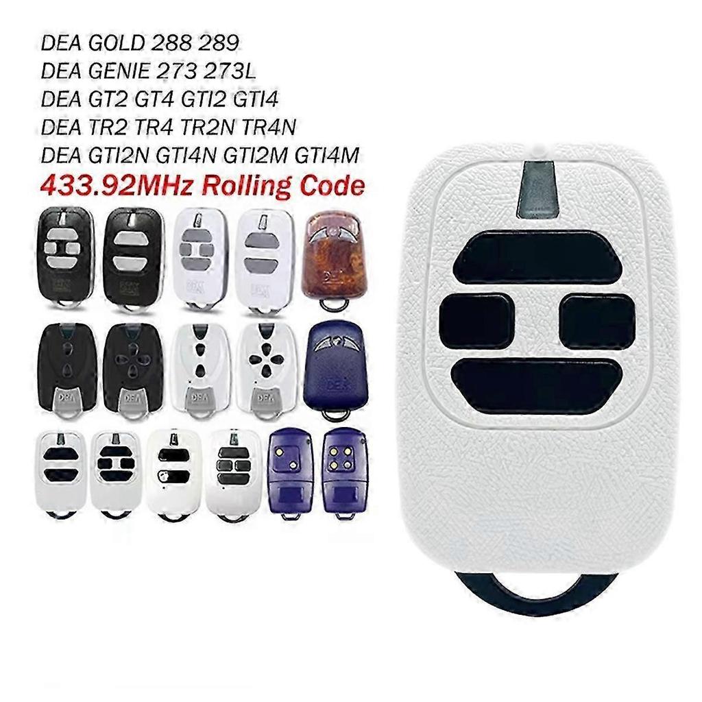 433.92MHz Rolling Code Garage Door Remote Control Handheld Transmitter for GT4 GTI2 GTI4 Series