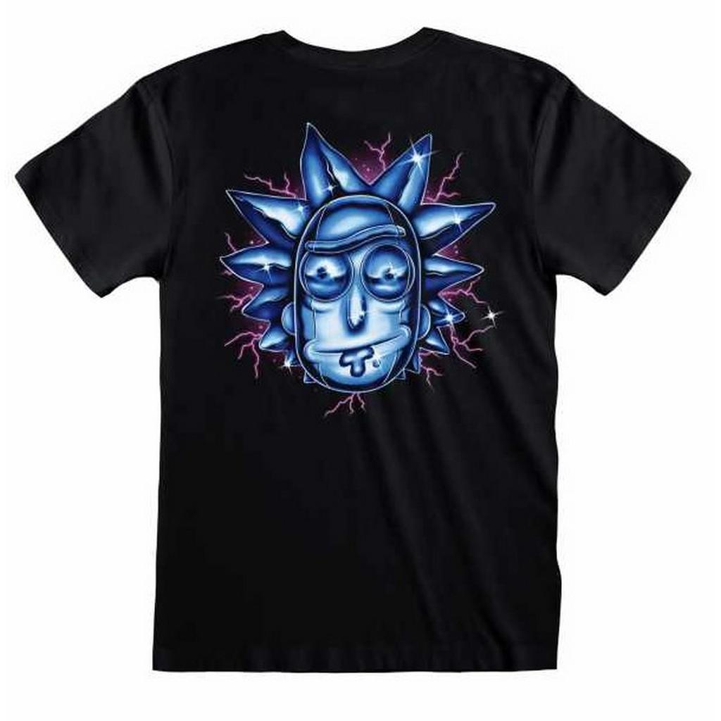 Rick And Morty Unisex Adult Chrome Effect T-Shirt